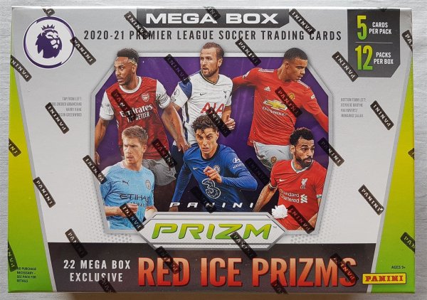 Panini Premier League Prizm Soccer Mega Box 2020-21