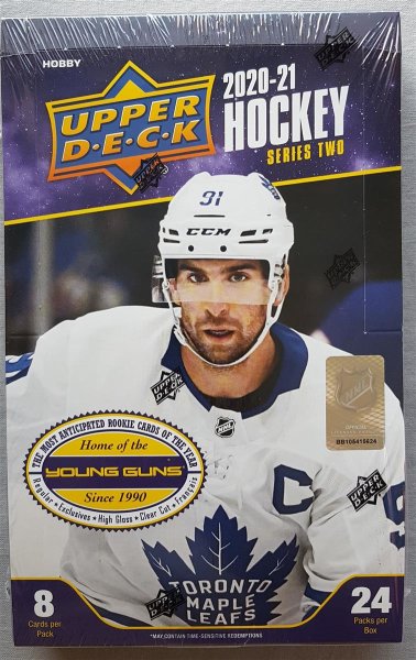 Upper Deck NHL Series 2 Hockey Hobby Box 2020-21