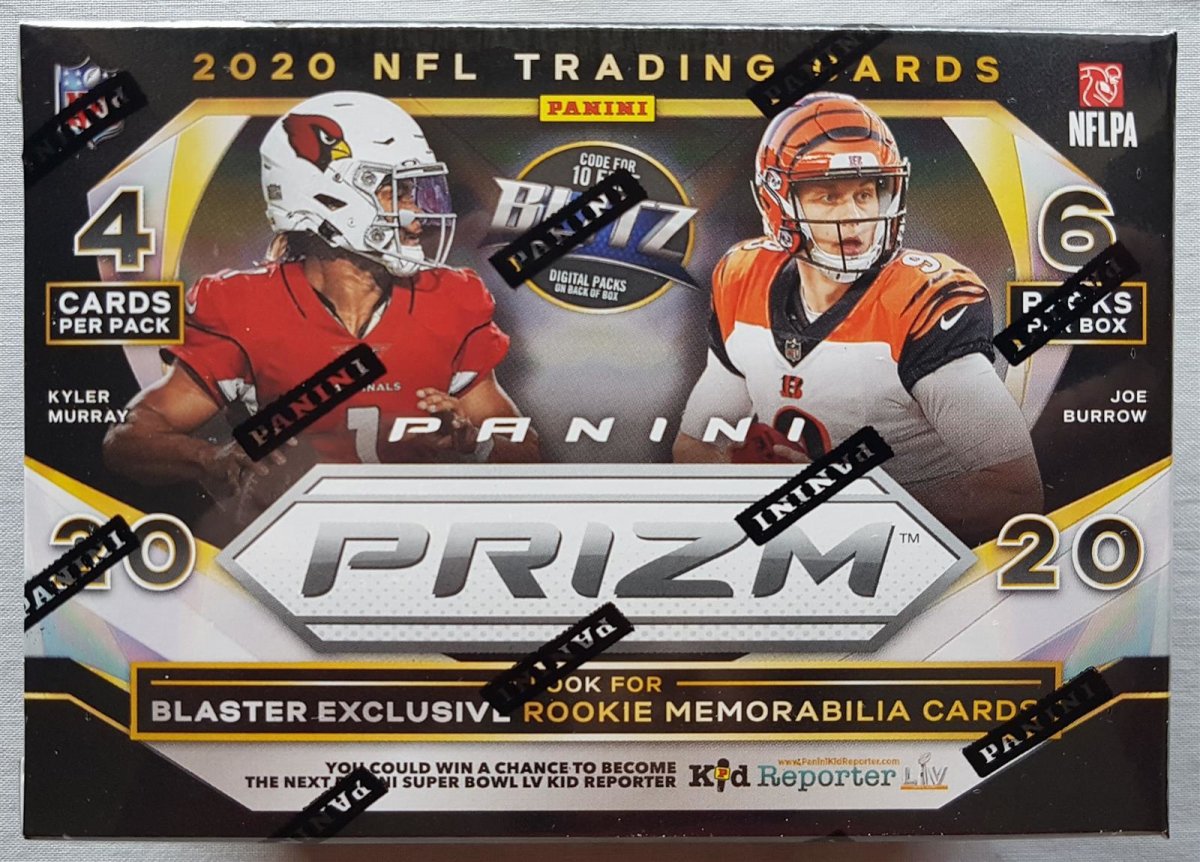 Panini Prizm Blaster Box NFL Football 2020 Lazer Prizms