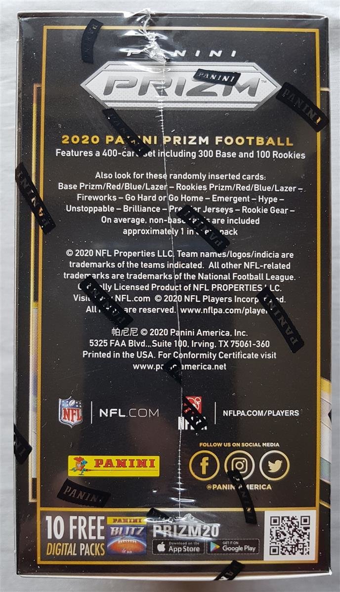 2020 Panini NFL offers Prizm Blaster Box