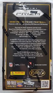 3x Panini Prizm Blaster Box NFL Football 2020