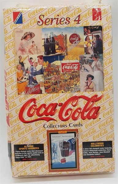 Coca Cola Series 4 Hobby Box (1995 Collect A Card)