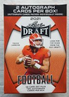 Leaf Draft Football NFL Retail Blaster Box 2021 2 Autographs per Box
