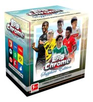 CASE Topps Chrome Bundesliga Sapphire Soccer Box...
