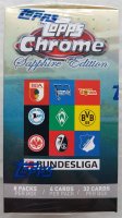 Topps Chrome Bundesliga Sapphire Soccer Box Fu&szlig;ball 2020-21