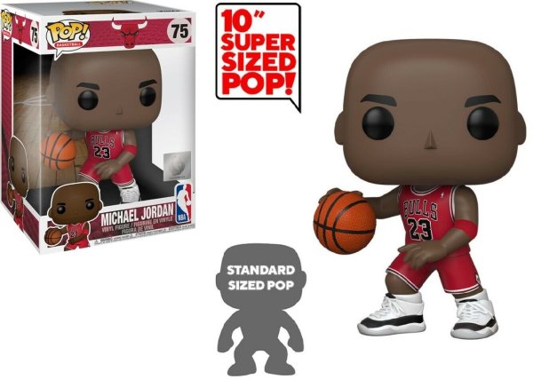 Funko Pop Basketball Michael Jordan Vinyl Figure NBA Red Jersey BIG Super Sized