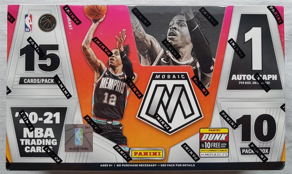 Panini Mosaic 2020-21 NBA Basketball HOBBY Box