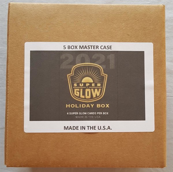 CASE 2021 Super Glow Holiday Case (5 Box Master Case w/ 4 Cards per Box)