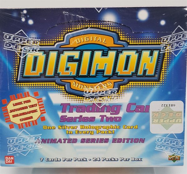 Upper Deck Digimon Series 2 Box Trading Cards Animated Series