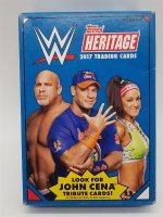 Topps WWE Wrestling Heritage Wrestling Hanger Box 2017 John Cena Version