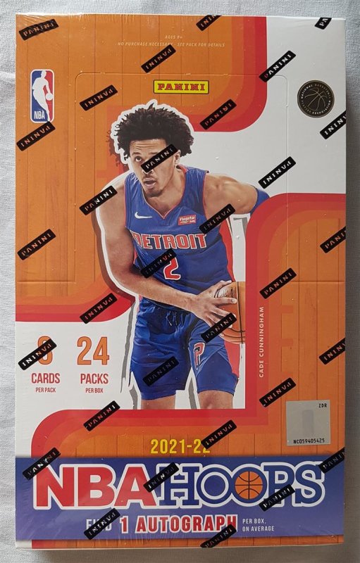 Panini Hoops 2021-22 NBA Basketball HOBBY Box | Buying cheap in Onlin