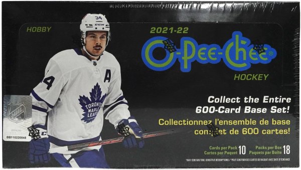 Upper Deck NHL O Pee Chee Hockey Hobby Box 2021-22