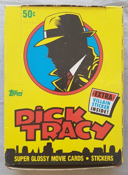 Topps Dick Tracy Movie 1990 Trading Card Box