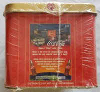 Metallic Impressions Coca-Cola Around World Box Tin 1996