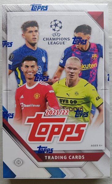 Topps UEFA Champions League Collection Soccer Hobby Box 2021-22 