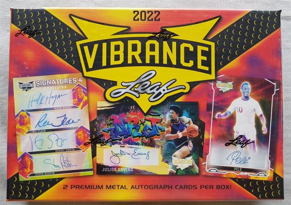 2022 Leaf Vibrance Hobby Box Two Premium Metal Autographs!!