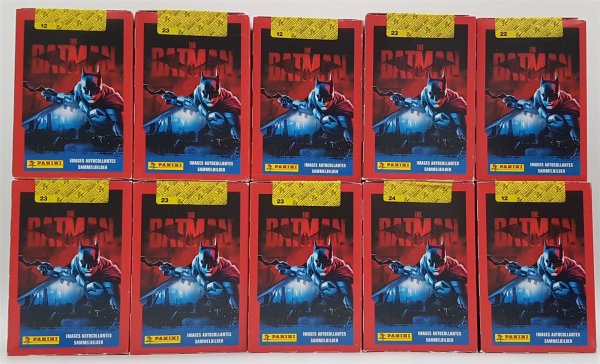 10x Panini Batman Sticker Box Stickerkollektion zum Film