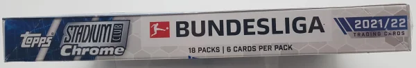 Topps Bundesliga Stadium Club Chrome Soccer Hobby Box...