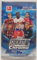 Topps Bundesliga Stadium Club Chrome Soccer Hobby Box 2021-22