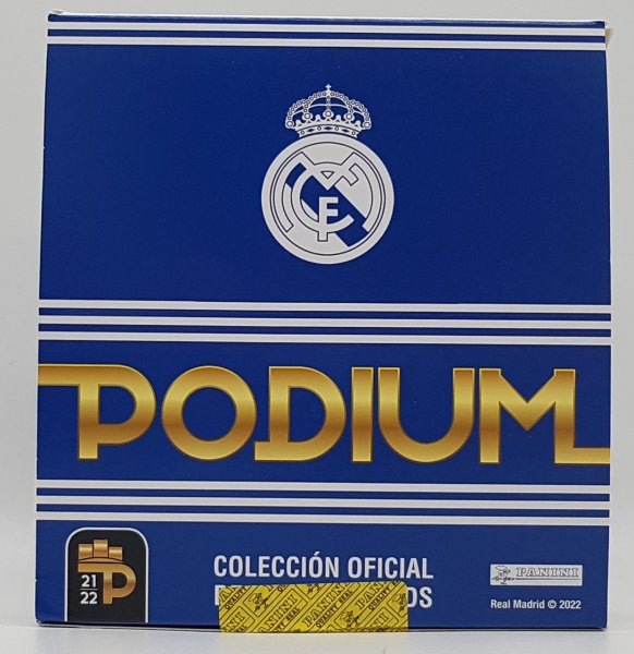 Panini Real Madrid Podium Fu&szlig;ball Soccer FatPack Box 2021-22