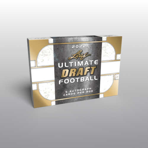 Leaf Ultimate Draft 2022 Football NFL Hobby Box 5 Autographs per Box