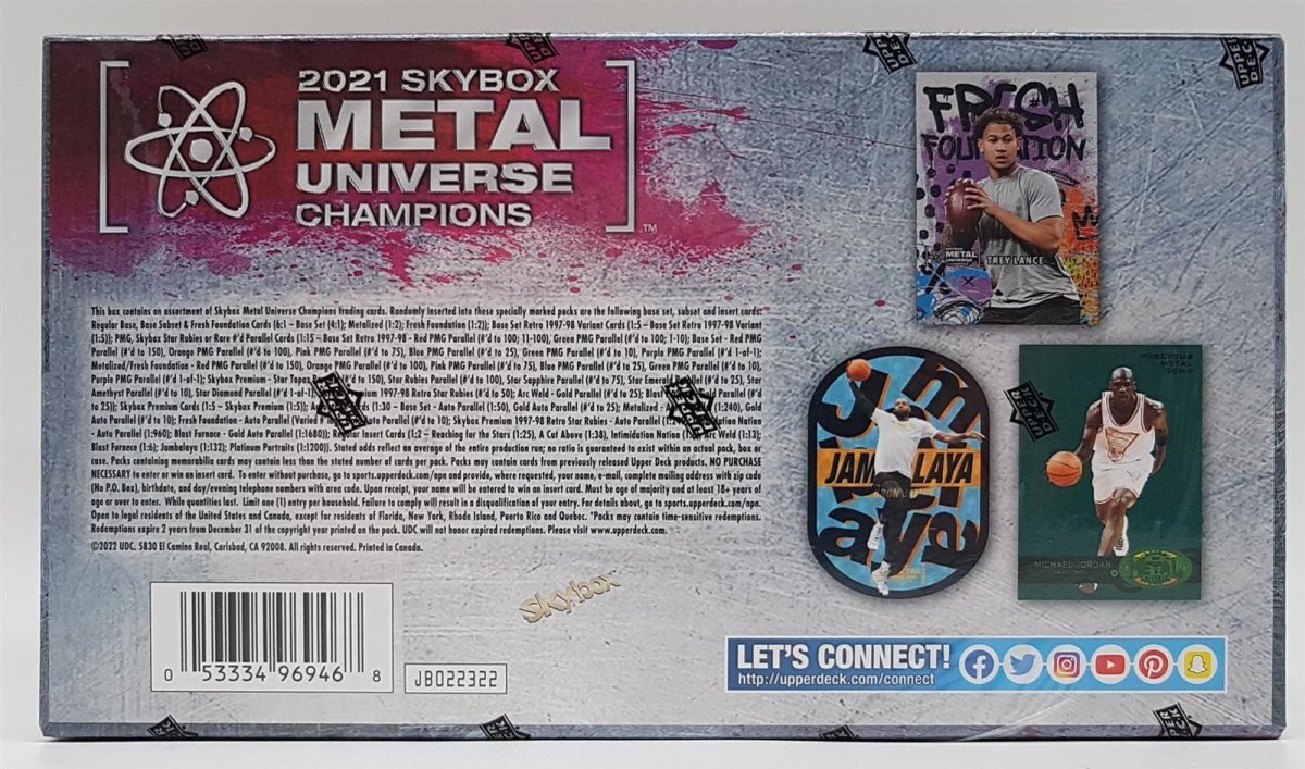 Upper Deck Skybox Metal Universe Champions Hobby Box 2021 | Günstig i