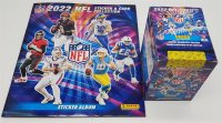 SET Panini NFL Football Sticker Box 2022 - 50 Packs mit...