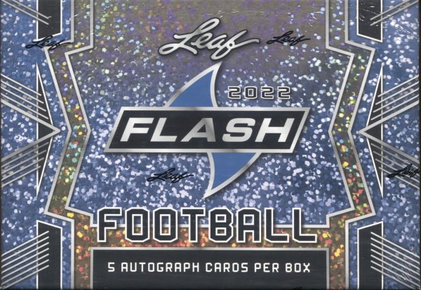 Leaf Flash 2022 Football NFL Hobby Box 5 Autographs per Box