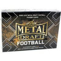 Leaf Metal Draft Football 2022 NFL Jumbo Box 9 Autographs...
