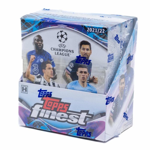 Topps Uefa Champions League Finest Hobby Soccer Box Fu&szlig;ball 2021-22