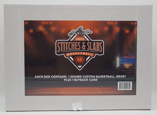 2022 Leaf Stitches &amp; Slabs Basketball Box