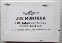 2022 Leaf Joe Montana 1/1 Autographed Proof Edition HOBBY...
