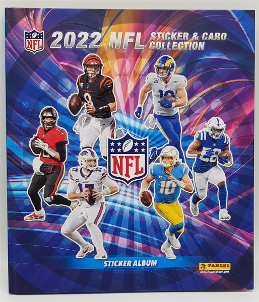 Panini NFL Football Sticker Album 2022 Hardcover