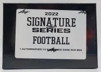 2022 Leaf Signature Series Football 1/1 Autographed HOBBY...