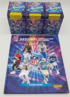 3x Panini NFL Football Sticker Box 2022 - 50 Packs mit...