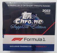 Topps Chrome Sapphire Edition Formula 1 Formel 1 Racing Hobby Box 2022