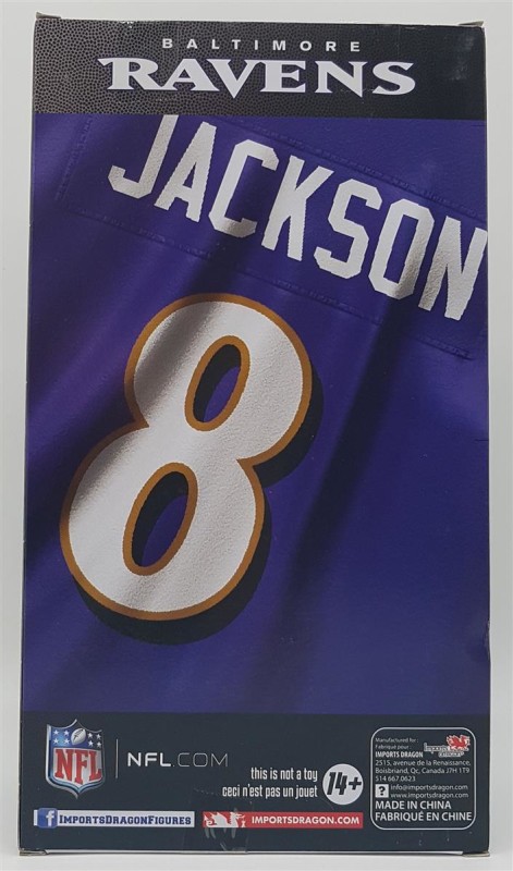 Lamar Jackson (Baltimore Ravens) CHASE Imports Dragon NFL 6