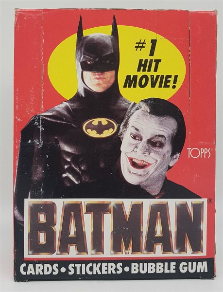 Topps Batman Series 1 Wax Box 1989