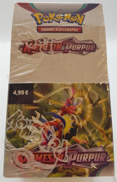 Pokemon Karmesin &amp; Purpur 2023 18 Booster pro Box
