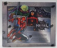  Marvel Spider-Man Metal Universe Trading Cards Hobby Box...