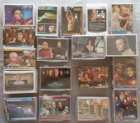 Star Trek Trading Card Komplettsatz 18 verschiedene