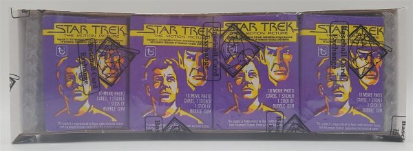 Topps Star Trek Unopened Wax Packs 1979 - 36 Packs