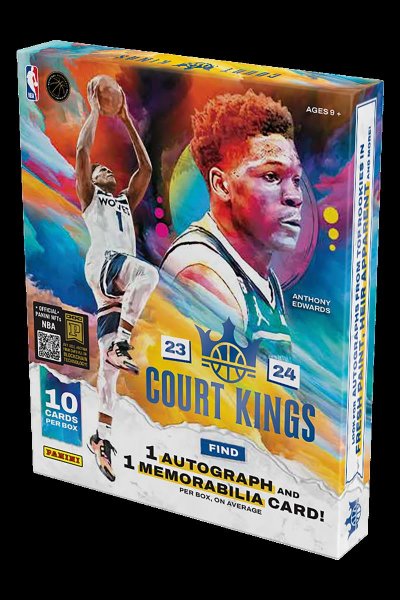 Panini Court Kings Basketball NBA Trading Card Box 2023-24