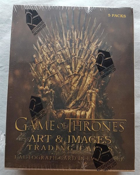Game Of Thrones Art &amp; Images Trading Cards Hobby Box (Rittenhouse 2023)