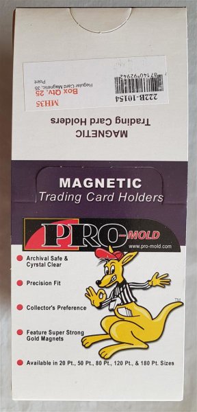 CASE BCW Pro-Mold Magnetic Card Holder (regular cards 35pt) 25x