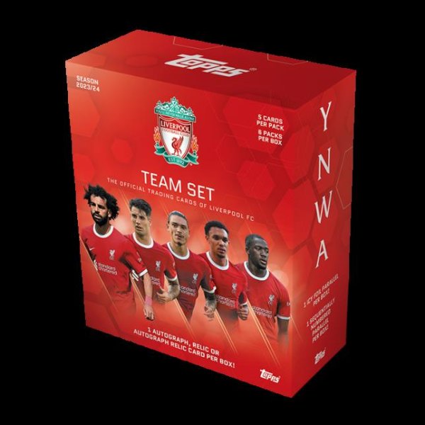 Topps Soccer Liverpool Sammelkartenset Team Set 2023-24