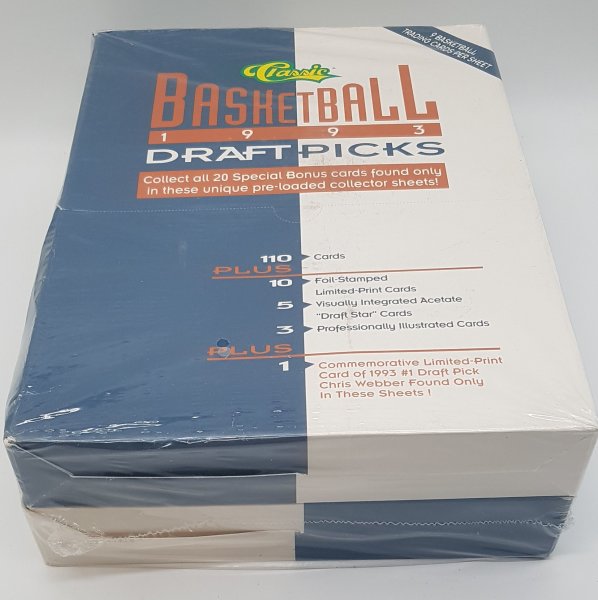 Classic Draft Picks Basketball Sheet Box 1993-94