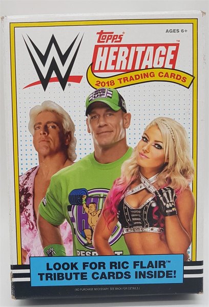 Topps WWE Wrestling Heritage Wrestling Hanger Box 2018 