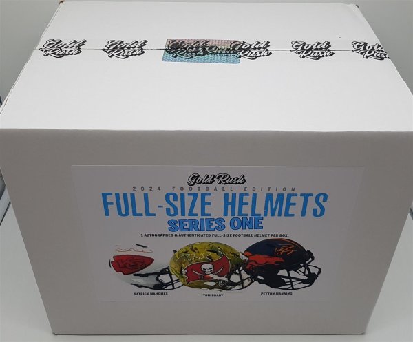 Full Size Autographed Helmets Football Hobby Box 2024 