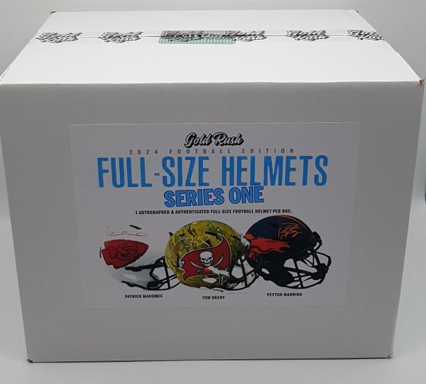 Full Size Autographed Helmets Football Hobby Box 2024 